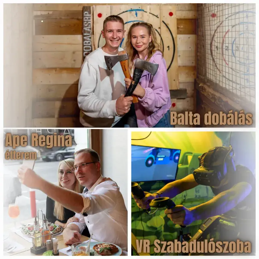 "FURY" páros 3 az 1-ben élménynap! - Balta Dobálás & VR & Ape Regina