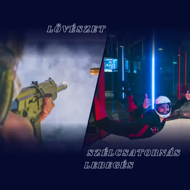 "TITAN" 2 az 1-ben élménynap! – Lövészet & Szélcsatornázás