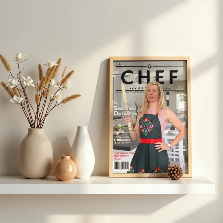 Az ünnepelt a Chef magazin címlapján
