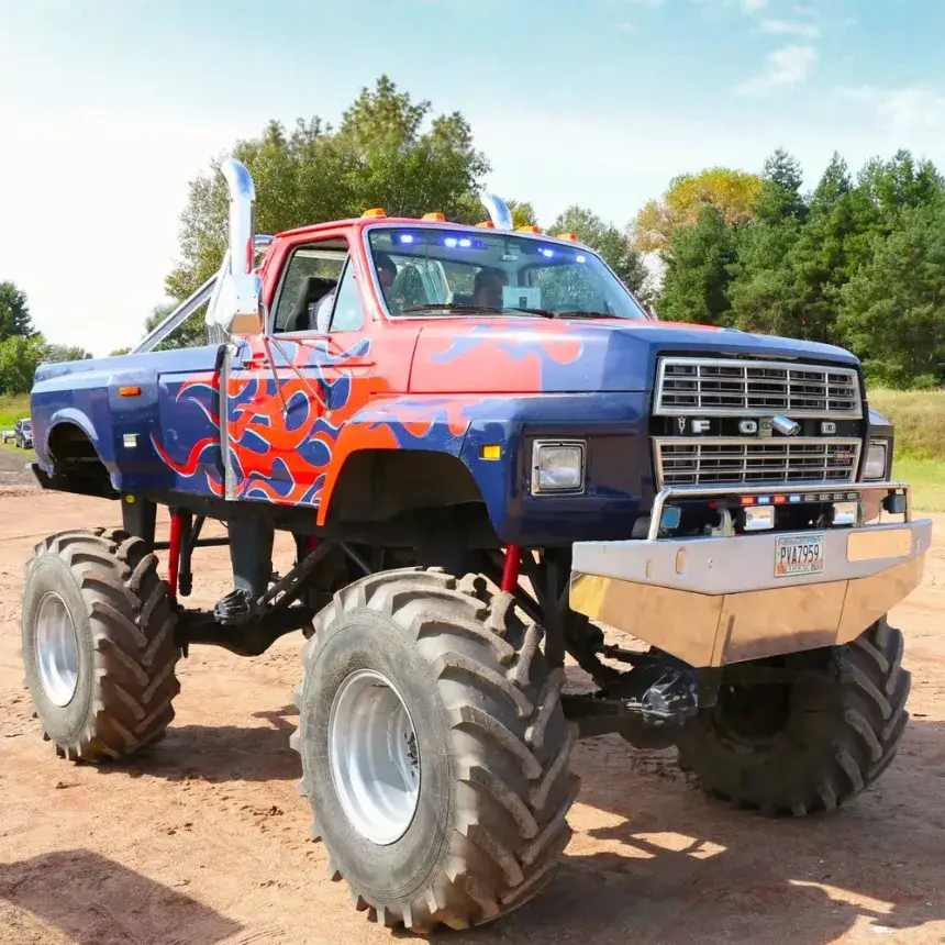 Ford BigFoot szörnyeteg vezetés, behemót csomag