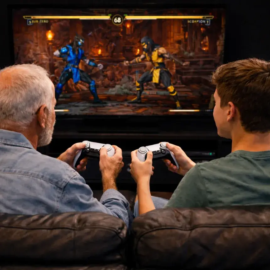 Nagyszülő vs. Unoka! – Közös játék PS-en a Delta 1 Esports Caféban