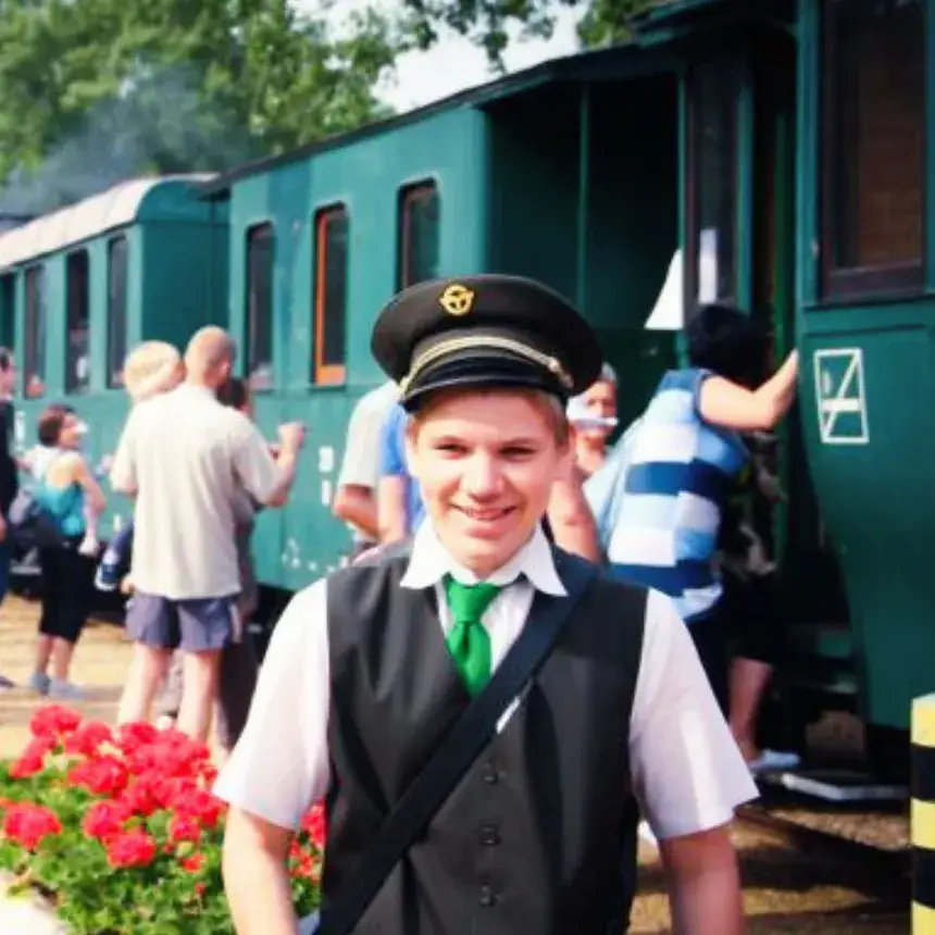 Apa-Fia vonatkaland a Nagycenki Széchenyi Múzeumvasúton