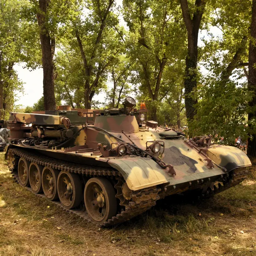 Tankvezetés VT-55 harckocsival Balatonakalin