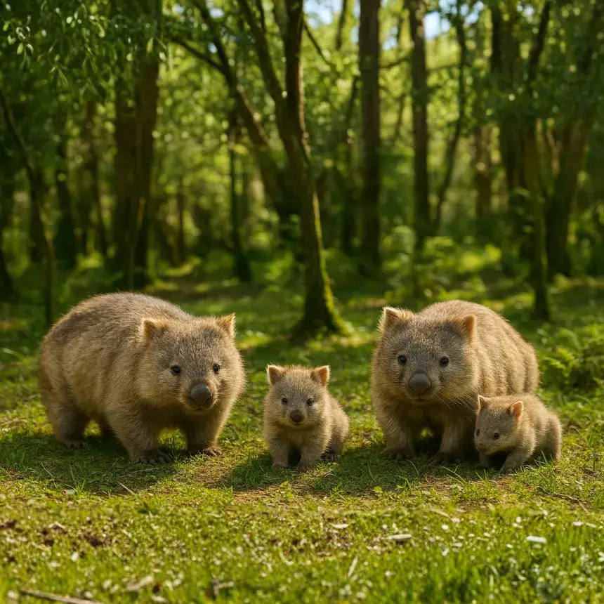 A Wombat család /World of Adventures szabadtéri játék Normafán