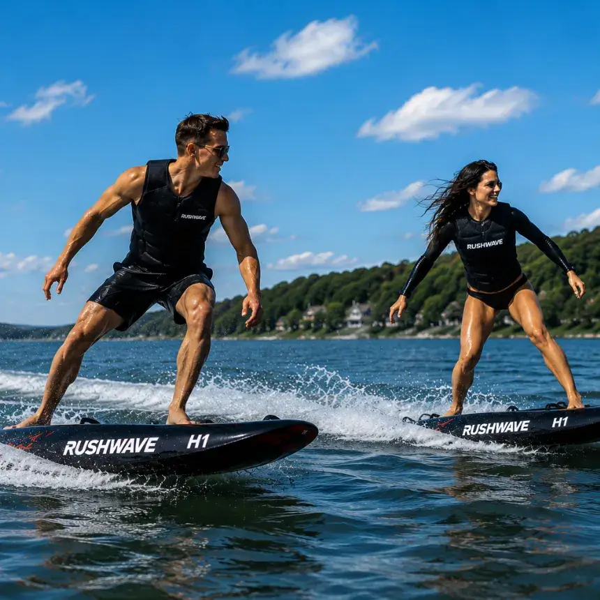Páros E-Surf élmény a Velencei-tavon – Keltsétek életre a hullámokat együtt!
