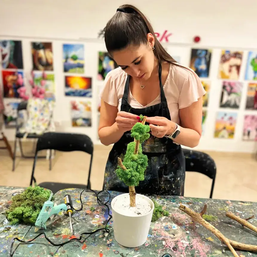 Zuzmó workshop Sopronban – Bonsai fa készítése zuzmóból!