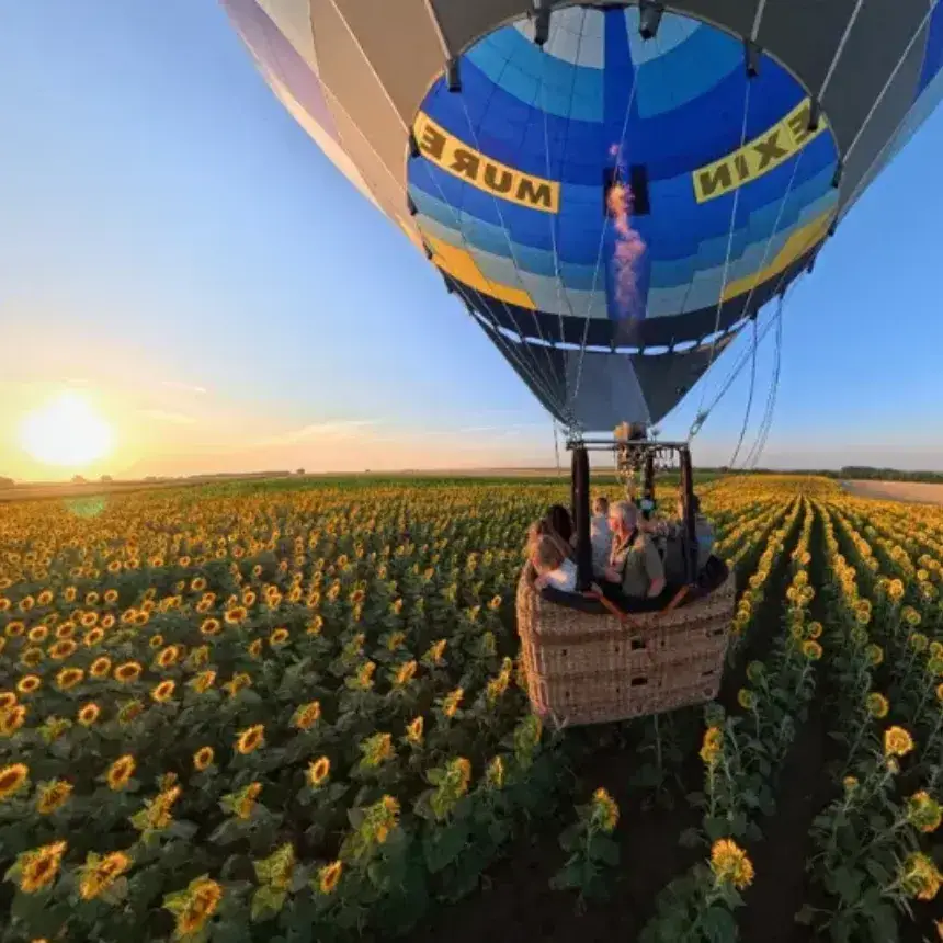 Hőlégballonozás Szekszárd felett 1 fő részére