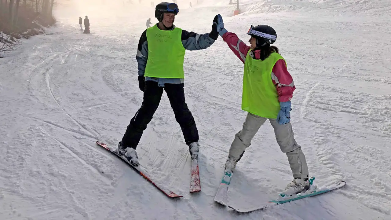 Páros síoktatás Eplényben