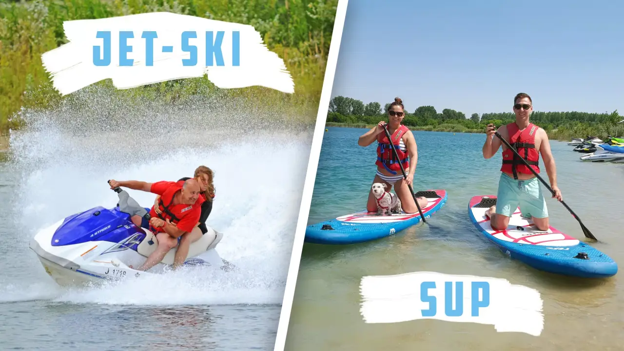 Vízisport ajándék Jetski + Páros Sup Budapest szélén