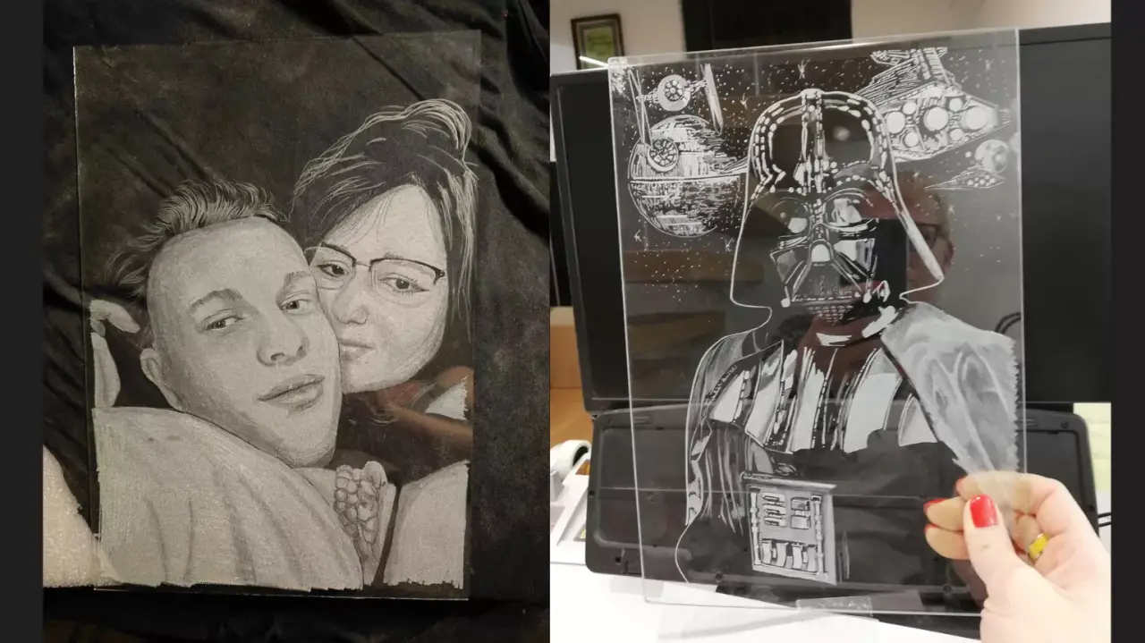 Kézi üveg gravírozás - online tanfolyam