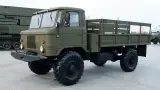 GAZ 66 katonai szállító teherautó vezetés terepen akár 10 utassal