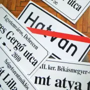 Születésnapi utcanév tábla 2 munkanap alatt