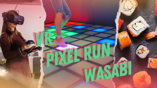 "RUSH" páros 3 az 1-ben élménynap! – VR & Pixel Run & Wasabi 1