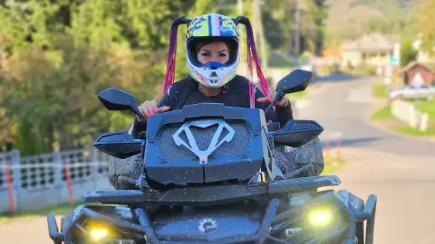 Csajok a quadon! - Csajos quadtúra Szadán 1