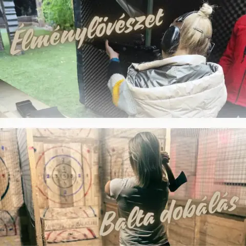 “RAGE” 2 az 1-ben élménynap! - Élménylövészet & Balta Dobálás