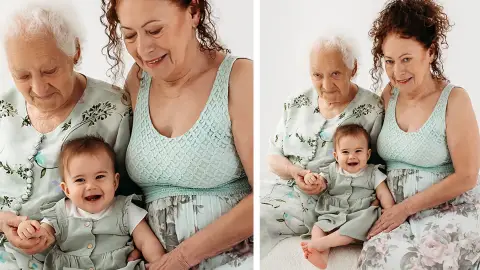 Őrizd meg a pillanatot! – Nagyszülő-Unoka fotózás Veresegyházon 1