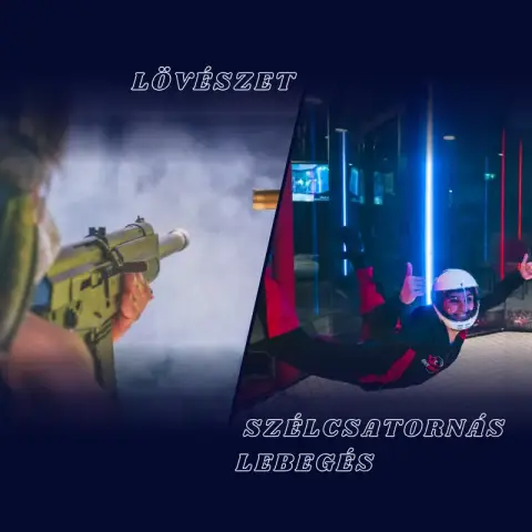 "TITAN" 2 az 1-ben élménynap! – Lövészet & Szélcsatornázás