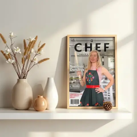 Az ünnepelt a Chef magazin címlapján