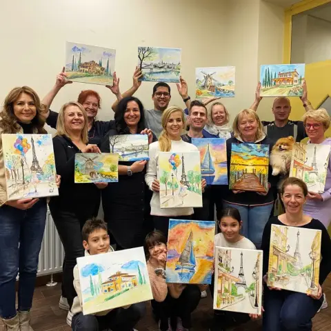 Éld át a kreativitás örömét! – Csoportos festőkurzus Budapesten