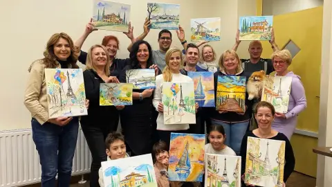 Éld át a kreativitás örömét! – Csoportos festőkurzus Budapesten 2