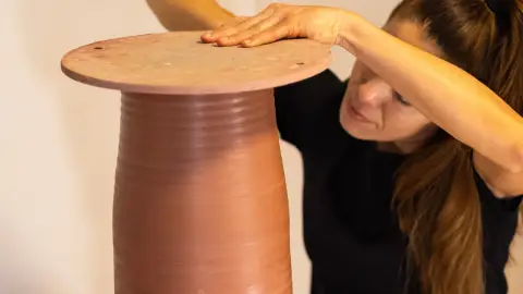 Nagy váza korongon – Kreatív kerámia workshop haladóknak Nyíregyházán 12