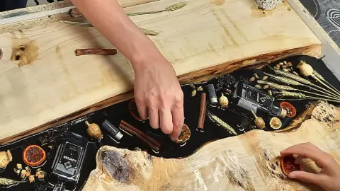 Készítsd el egyedi kávézóasztalodat! – Epoxy workshop Budapesten 3