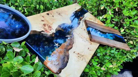 Készítsd el egyedi kávézóasztalodat! – Epoxy workshop Budapesten 7