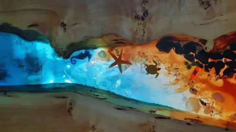 Készítsd el egyedi kávézóasztalodat! – Epoxy workshop Budapesten 9