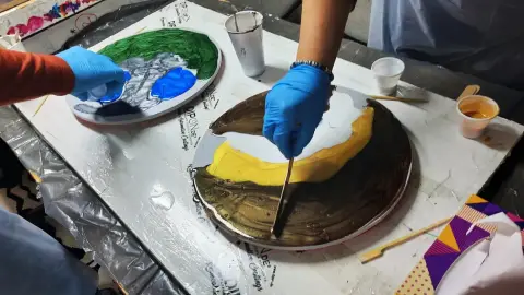 Alkosd meg saját design asztalodat! – Epoxy workshop Budapesten 1