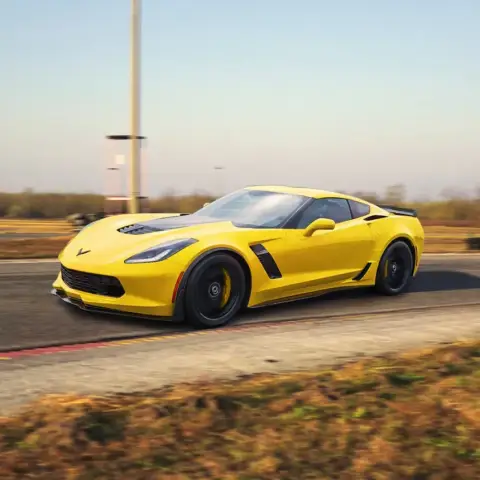 Chevrolet Corvette élményautózás gyerekeknek a Kakucs Ringen