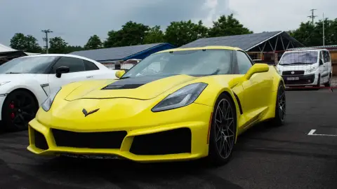 Chevrolet Corvette élményautózás gyerekeknek a Kakucs Ringen 8