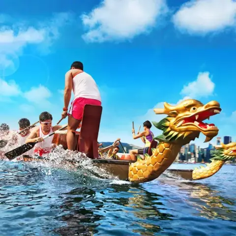 Sárkányhajós céges buli