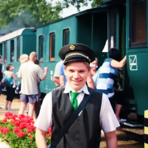 Apa-Fia vonatkaland a Nagycenki Széchenyi Múzeumvasúton