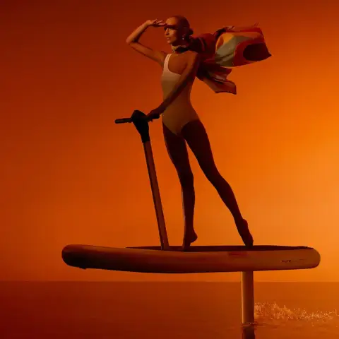 Rollerezz a Balaton víztükrén Flitescooter deszkával Balatonkenesén!