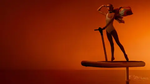 Rollerezz a Balaton víztükrén Flitescooter deszkával Balatonkenesén! 4