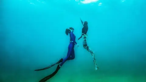 PADI Haladó Sellőúszás tanfolyam Horvátországban 3