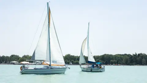 Vitorlás túra naplementében Siófokon ajándék pezsgővel 6