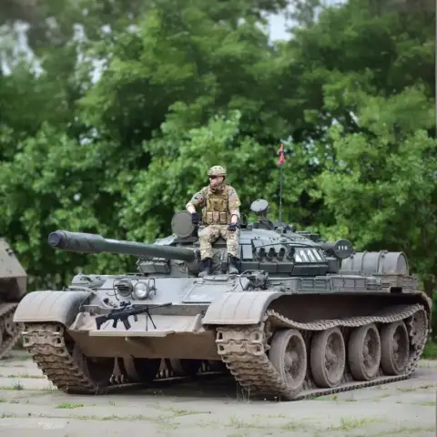 T-59 harckocsi & MTLBU lánctalpas harcjármű élményvezetés tankvezetési pályán Tapolcán