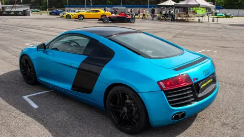 Audi R8 élményautózás gyerekeknek a Kakucs Ring versenypályán 17