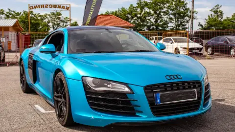 Audi R8 élményautózás gyerekeknek a Kakucs Ring versenypályán 18