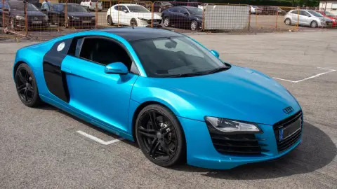 Audi R8 élményautózás gyerekeknek a Kakucs Ring versenypályán 19