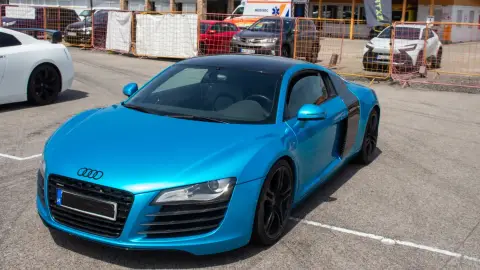 Audi R8 élményautózás gyerekeknek a Kakucs Ring versenypályán 30