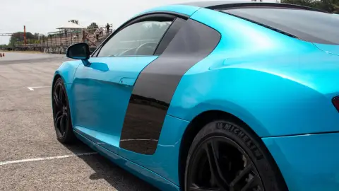 Audi R8 élményautózás gyerekeknek a Kakucs Ring versenypályán 34