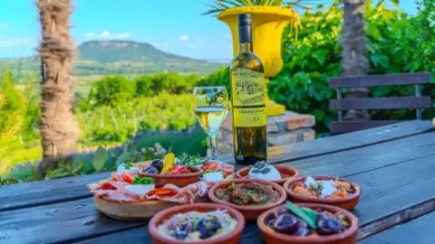 Balatoni panoráma, prémium menü és mediterrán botanikus kert belépő 2 fő részére 29