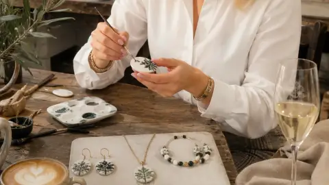 Páros porcelán ékszerkészítő workshop Budapesten – 2 alkalom 21
