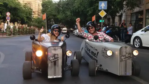 Mini Hot Rod túra Budapest belvárosában – Napfelkeltében! 23