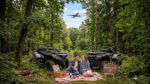 2 órás Romantikus Quad-Randi & Piknik a fel- és leszálló repülők alatt Üllőn 11