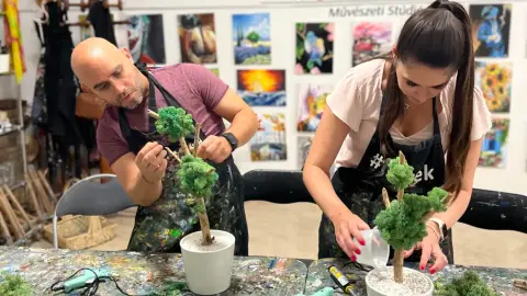 Zuzmó workshop Győrben – Bonsai fa készítése zuzmóból! 2