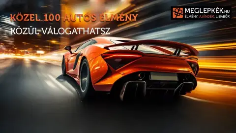 “Lóerő”-Autós élménycsomag közel 100 választható guruló programmal 2