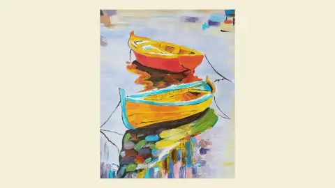 Akril festőtanfolyam Pécsett, a Sziluett Rajz- és Festőiskolában 1